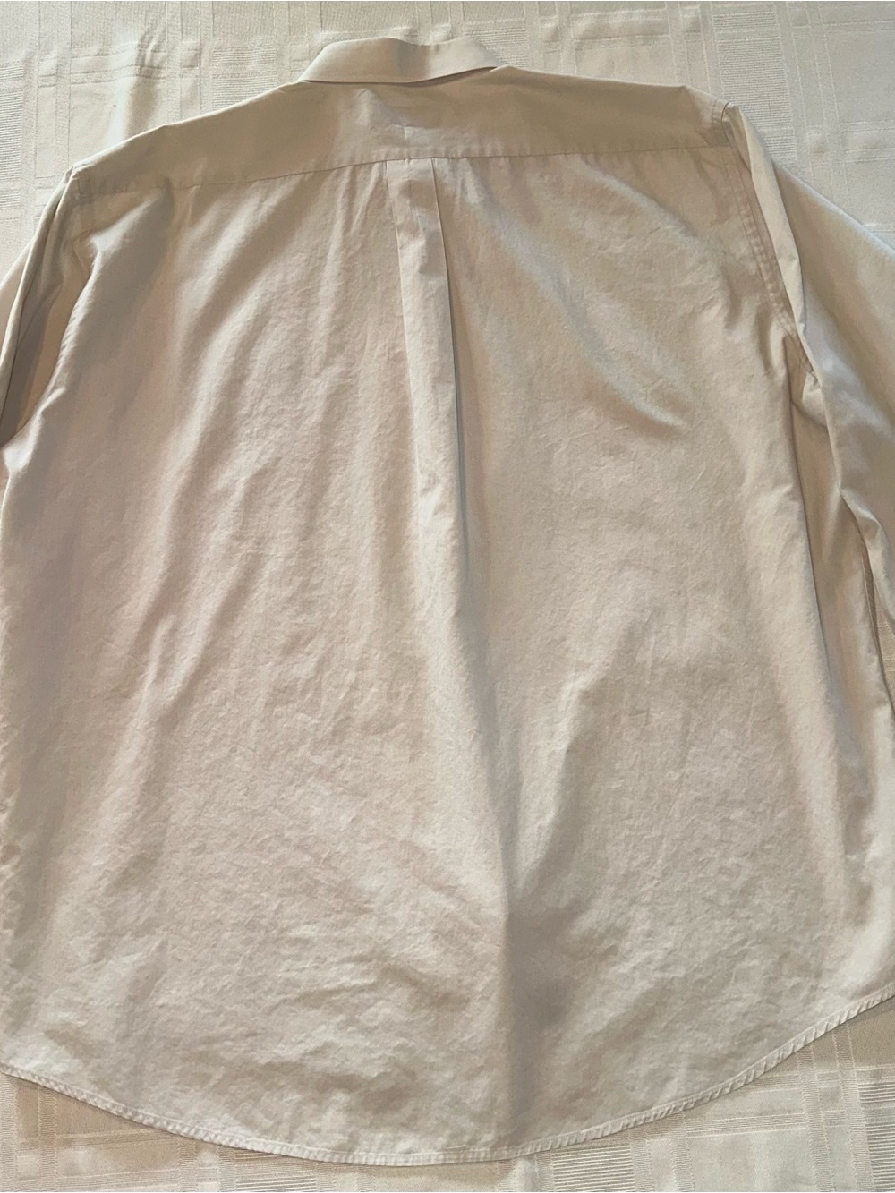 Valerio‎ Garati Dress Shirt Men’s 17.5 34/35 Light Beige Pre-owned - Picture 5 of 5
